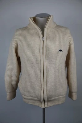 KAPPA MAGLIONE MAGLIA CON ZIP WOOL LANA VINTAGE UOMO Tg. XS MAN SWEATER CASUAL - Immagine 1 di 4