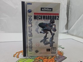 MechWarrior 2 Sega Saturn COMPLETE Disc+Case+Manual+Reg. Card