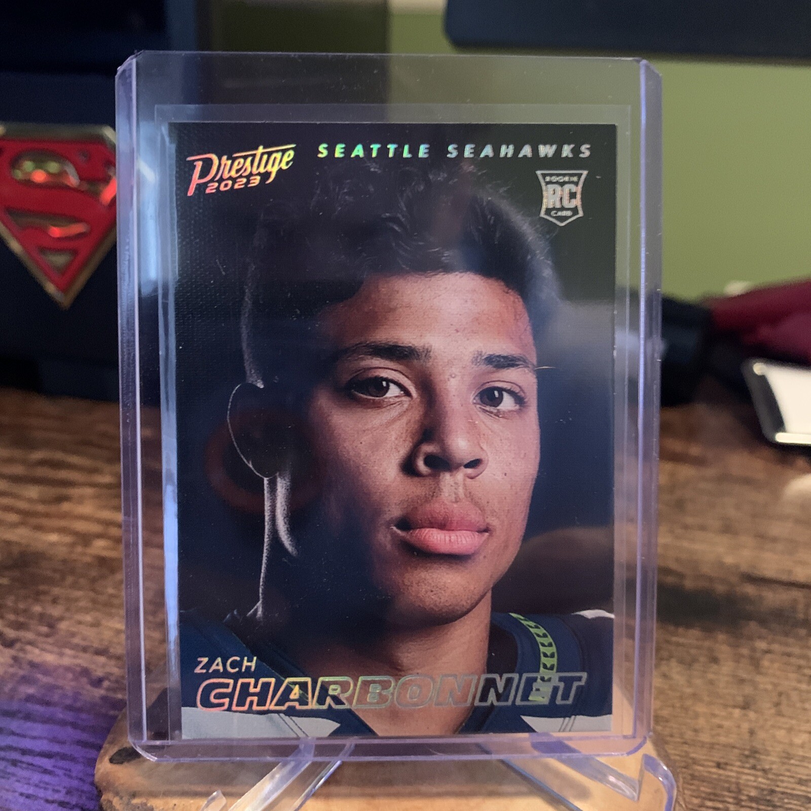 2023 Zach Charbonnet Prestige Rookie Portraits Rookie Card RC Seahawks