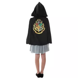 Harry Potter Girls Hermione Hogwarts Hooded Cloak Gryffindor Youth Costume - Picture 1 of 7