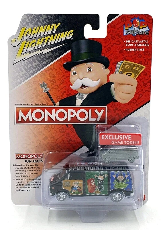 Johnny Lightning 1/64 Scale JLPC008 - 1976 Dodge Van - Monopoly - Photo 1/4