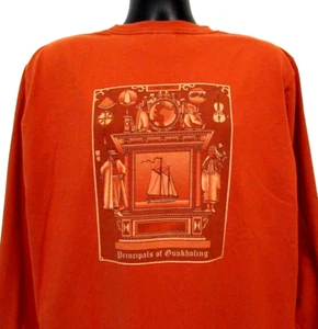Anvil Shirt Men Large Y2K San Francisco Maritime NHP Principal of Gunkholing USA - Picture 1 of 10