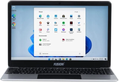 Fusion5 14.1" IPS laptop 128GB Storage, 4GB RAM, N4120 Intel Quad Core CPU  - Image 1 of 3