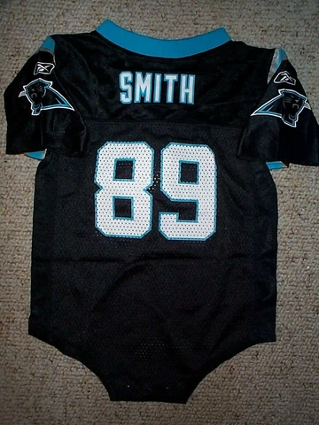 Carolina Panthers STEVE SMITH nfl INFANT BABY NEWBORN Jersey 24M M 24 Months Cover