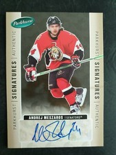 2005-06 Parkhurst Signatures #AM Andrei Meszaros 