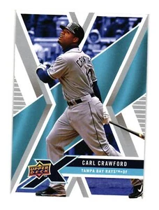 2008 Upper Deck X #93 Carl Crawford - Bild 1 von 2