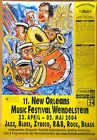 11. NEW ORLEANS MUSIC FESTIVAL 2004 - orig. Concert Poster - Konzert Plakat - DI