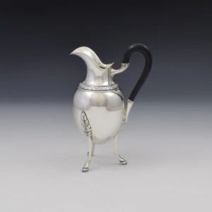 Unusual 18th Century Style German Silver Cream Jug c.1890 - Picture 1 of 11