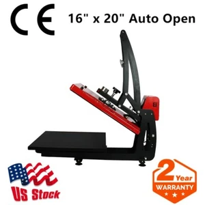 USA 110V 16" x 20" Auto Open Heat Press Machine Vertical Version Puzzles T-shirt - Picture 1 of 12