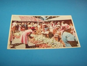 Jamaica B.W.I. Vintage Postcard "Market Day" - Picture 1 of 2