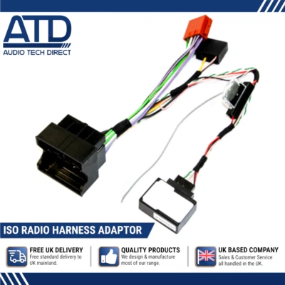 Iso Radio Adaptador Para Seat Alhambra Mk2 Altea Arnés Con Canbus Speed Pulse - Imagen 1 de 4