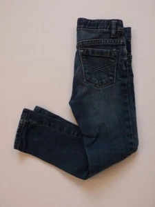 Jean Babygap 1969 niñas lavado medio algodón 5 bolsillos cintura ajustable talla 4 - Imagen 1 de 6