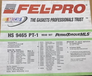 Fel-Pro HS 9465 PT-1 Set Cylinder Head Gaskets for Toyota Tacoma 1995-2004 - Picture 1 of 2