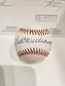 Ted Williams Signed Autographed Official American League Baseball JSA LOA - Picture 1 of 10