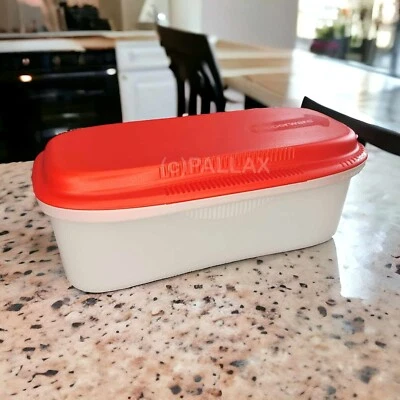 TUPPERWARE I57 PASTA-MEISTER 1,9 L ROT WEISS NUDELN AUS DER MIKROWELLE - Bild 1 von 2