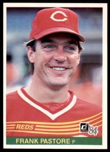 1984 Donruss Frank Pastore . Cincinnati Reds #164