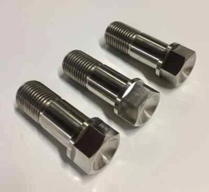 TITANIUM RADIUS ROD TO AXLE 9/16" HEX KIT, SPRINTCAR, SPEEDWAY,WINGLESS SPRINT - Picture 1 of 2