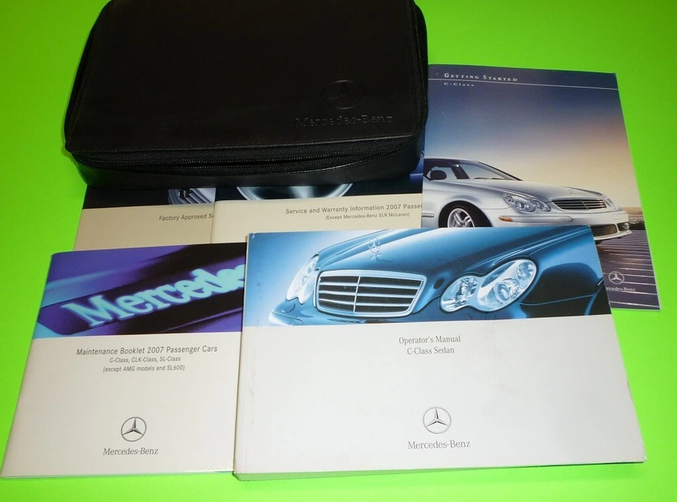 Mercedes Benz C230 C280 C350 2007 manual del propietario guía de conjunto 07 C 350 230 + estuche Foto 1 de 1