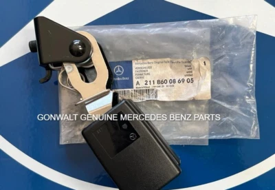Mercedes Benz Genuine E 55 AMG E 500 E 320 2003-2006 Belt Lock 211860086905 - Image 1 of 4