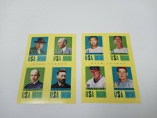 2014 Panini Golden Age Stickers Star Stamps Henry Ford & Early Wynn