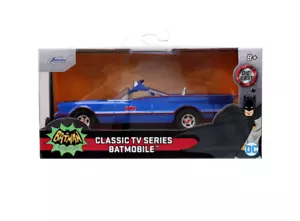 Hollywood Rides - 1966 Batman Batmobile (Animated Blue) Jada ***Stock - Picture 1 of 2