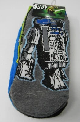 6 Pairs Star Wars Boys Ankle Socks Shoe Size 5-9 - Image 1 of 2