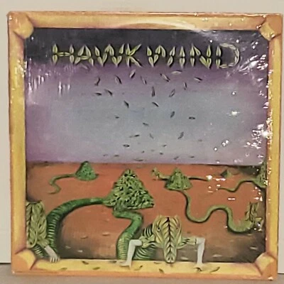 HAWKWIND Self Titled LP VG+  Vinyl Plays Well Orig 1971 UAS 5519 Nik Turner - Image 1 of 4