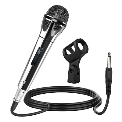 5Core XLR Microphone Dynamic Mic Karaoke Singing Studio Mics Handheld Microfono - Image 1 of 4