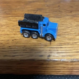 VINTAGE Micro Machines Orange Construction DUMP TRUCK 1987 Galoob - EXCELLENT - Picture 1 of 5