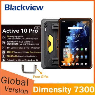 Original Blackview Active 10 Pro 5G Tablet 11'' IP68 30000mAh 108MP 36GB RAM PC - Image 1 of 4