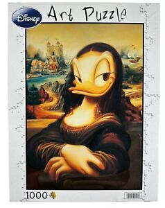 Disney Monna Daisy Duck As Mona Lisa Clemontoni Art Puzzle 1000 Pieces Jigsaw