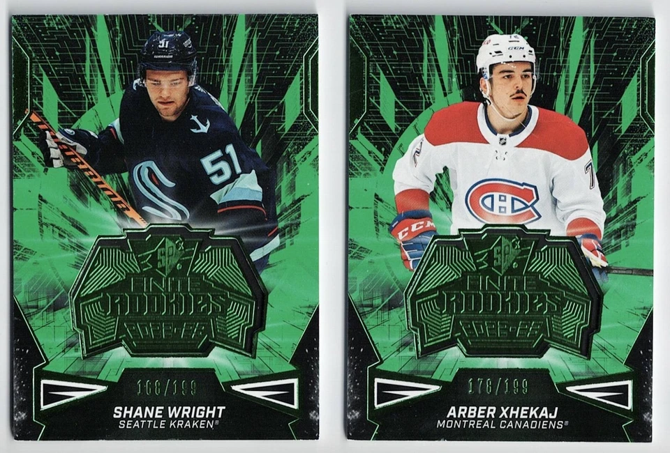2022-23 SPx Finite Rookies Green RC #/199 Pick From List !! - Image 1 of 1