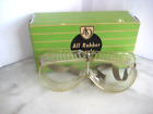 RARE vintage AMERICAN OPTICAL clear 700 safety goggles STEAMPUNK + DISPLAY BOX