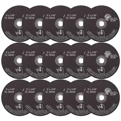 15 StüCk 3Zoll 75Mm Abgeschnitten Rad Harz Schneiden Scheibe Faser Kreis Sä2307 — 第 1/4 张图片