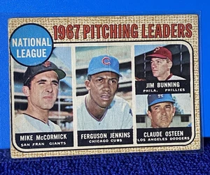 1968 OPC #9 National League Pitching Leaders Printed In Canada - Picture 1 of 2