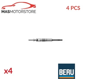 ENGINE GLOW PLUGS BERU GE102 4PCS A FOR BMW 3,5,X5,X3,1,7,6,X6,E46,E60,E61,E90 - Picture 1 of 5