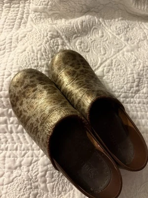 Tamancos sapatos femininos 38 dinamarquês Sanita estampa de chita canada conforto biqueira redonda ENFERMEIRA - Imagem 1 de 4