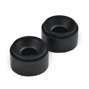 Engine Cover Rubber Mounting 2PCS Black Mat Plastic New Parts Practical - Picture 1 of 12