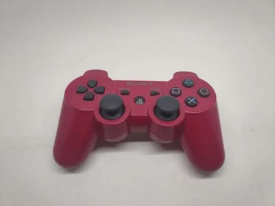 Sony Playstation 3 PS3 DualShock 3 Controller Red Genuine OEM CECHZC2U - Tested - Image 1 of 3