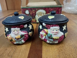 set of 2 santa candles - Picture 1 of 4
