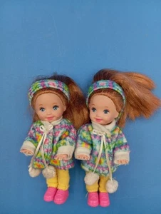 ZWEI , Li'l Friends of Kelly Baby Sister Barbie 1995 - Bild 1 von 3