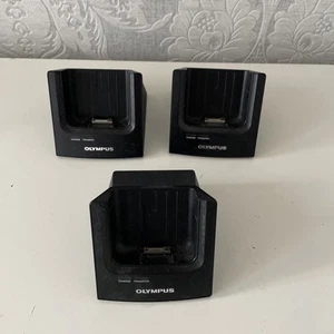 3x Olympus CR10 Dockingstation Ladeschale Set für DS-5000 5500 3400 - Bild 1 von 6