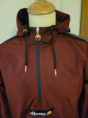 Ellesse Smock Jacket Size Medium,Football claret,villa west ham,has some marks - Image 1 of 4