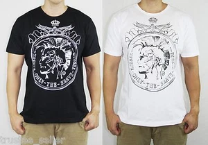 NWT DIESEL Brand Mens Slim Fit TCOIN R Only the Brave Mohawk Logo Tee T Shirts - Picture 1 of 9