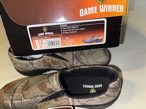 GAME WINNER CAMO MOC II size 12 # MH2008 SLIP-ON, RUBBER OUTSOLE, CAMO UPPER NNT - Picture 1 of 6