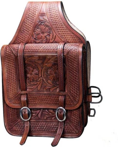 Hochwertige Westernsatteltasche aus Leder - Bild 1 von 1