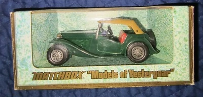 Matchbox Yesteryears / Y8 1945 MG TC in Type H Box - Image 1 of 4