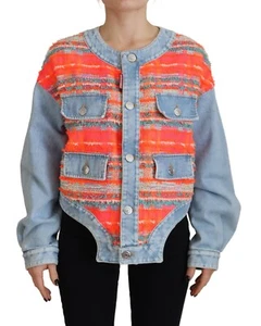 DSQUARED2 Jacket Cotton Panelled Button Front Denim Women's IT38/US4/XS 2020usd - Picture 1 of 12