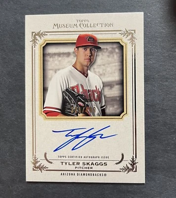 Autógrafo de archivo Tyler Skaggs 2013 colección del museo Topps/399 automático Foto 1 de 2
