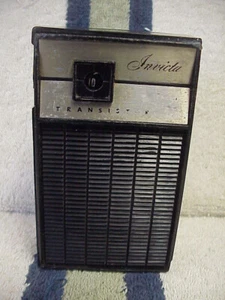 Invicta Transistor 7 7PK1 AM Radio Recapped Repaired Ugly Works Good Vintage 196 - Picture 1 of 12